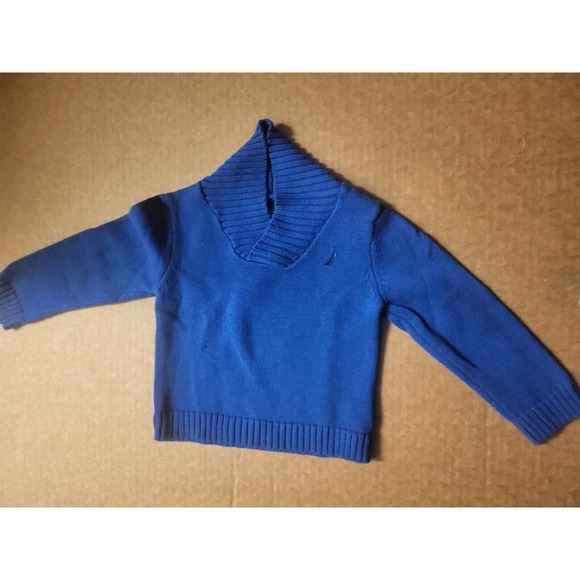 Nautica‎ Toddler Boys Blue knit Pullover Sweater 12 Months - Picture 1 of 3